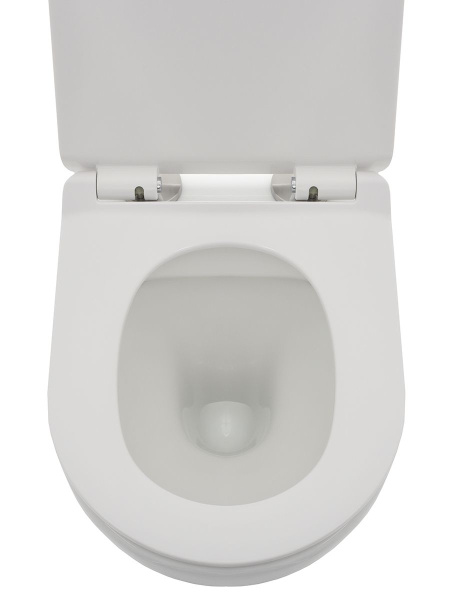 AQM2002 Унитаз подвесной с сиденьем SoftClose, технология смыва Rimless, скрытый крепеж. 490x370x360