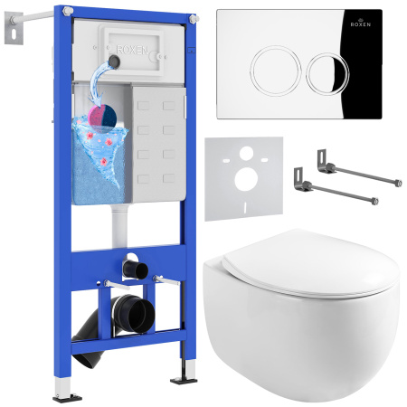 Комплект 6 в 1 Roxen StounFix Dual Fresh 964032 (состоит из: 710200, Santi 410260CH, 530170-01)