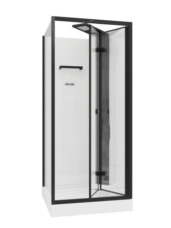 Кабина BELLA90B душевая без крыши Ceruttispa (90x90x215-225)