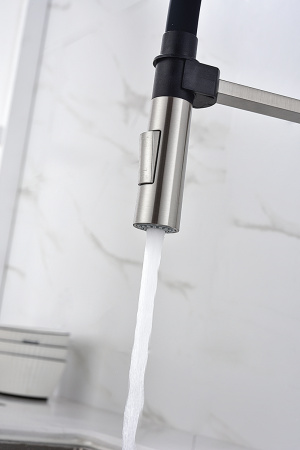 Смеситель для кухни Paulmark HALT Ha214021-Ni, никель