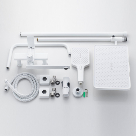 Душевая система Shevanik S6136C, белый