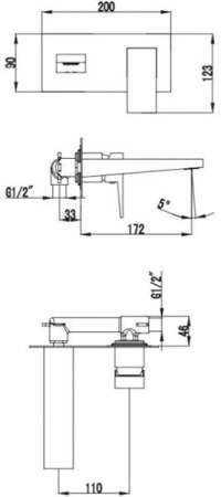 Смеситель для раковины OMNIRES Fresh FR7115CR