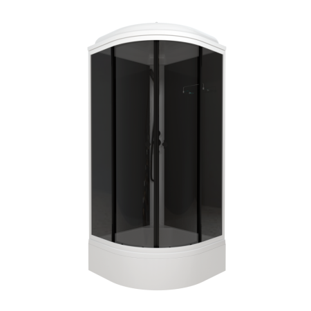 Душевая кабина Тритон Щ0000067303  Грэй-Блэк 90*90 В