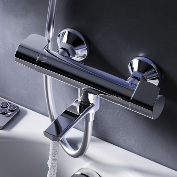 F85A50000 X-Joy, Смеситель для ванны и душа AM.PM с ТМС, хром