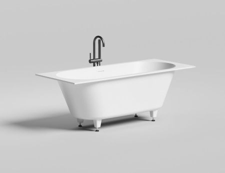 Ванна встраиваемая Salini ORNELLA AXIS KIT 170x70, S-Stone, матовый белый 104723M