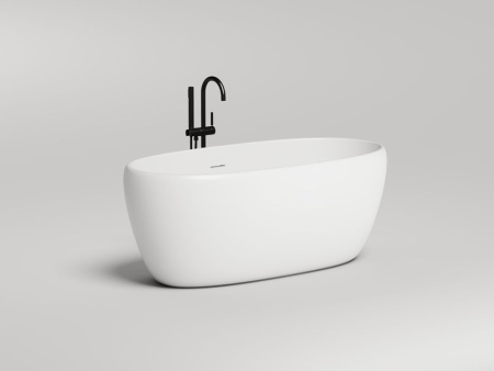 Ванна отдельностоящая Salini LUCE 170x85 покраска по RAL полностью, S-Stone, матовый 100121MF