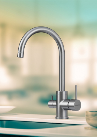 Смеситель для кухни Paulmark ESSEN Es213211-NI, никель