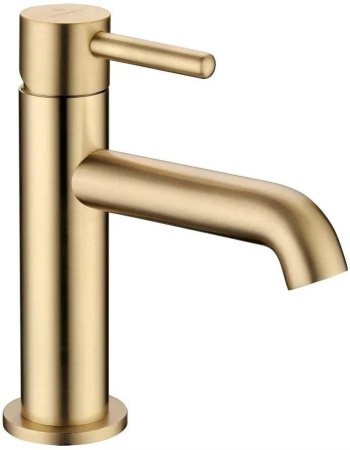 Смеситель для раковины стандартный Grocenberg GB2099 Золото матовый