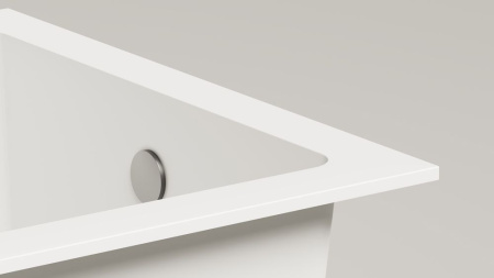 Ванна встраиваемая Salini CASCATA 150x70, S-Sense, глянцевый белый 105011G