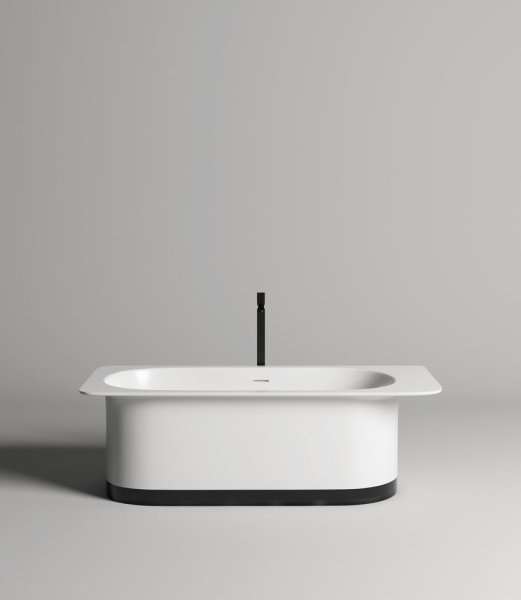 Ванна отдельностоящая Salini NINFEA 180x82 RAL полностью, S-Stone, матовый 102721MF