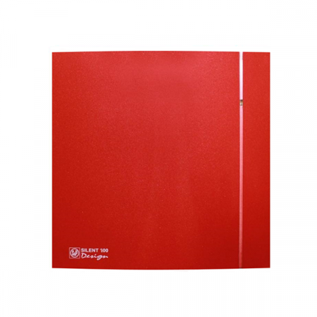 Вентилятор S&P SILENT-100 CZ RED DESIGN - 4C
