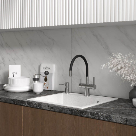 Кухонная мойка Reflexion Cubi RX1555TN, олово