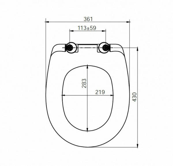 Сидение c крышкой IDDIS Soft Close ID 136 Dp Sc