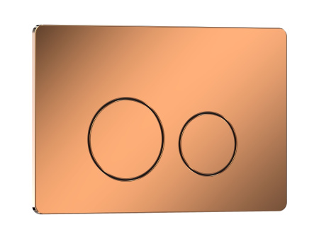 Кнопка CR04RG смыва для инсталляций Ceruttispa (розовое золото)