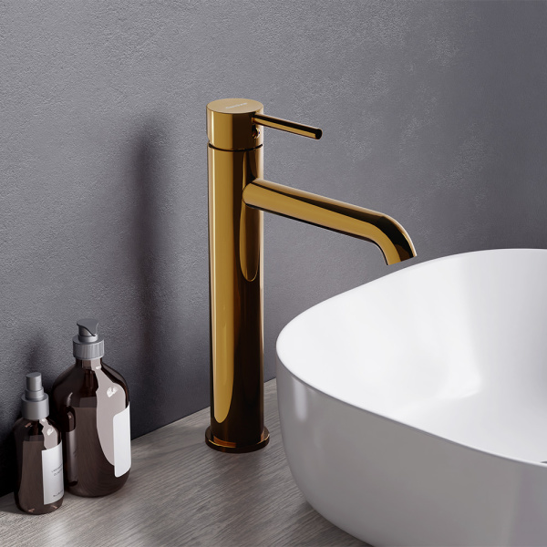 360250600 Scandinavian Pure Смеситель для раковины высокий, золото