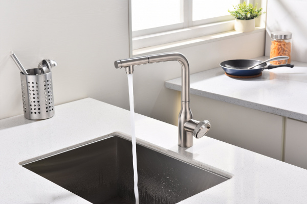 Смеситель для кухни Paulmark URBAN Ur213104-NI, никель