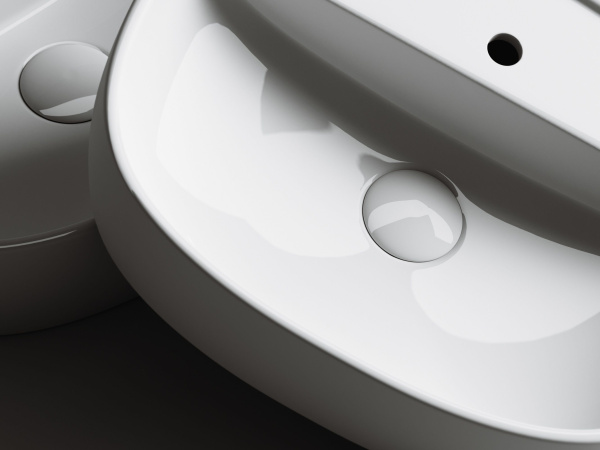 Умывальник накладной Ceramicanova Element 500*380*120мм, Белый, CN6036