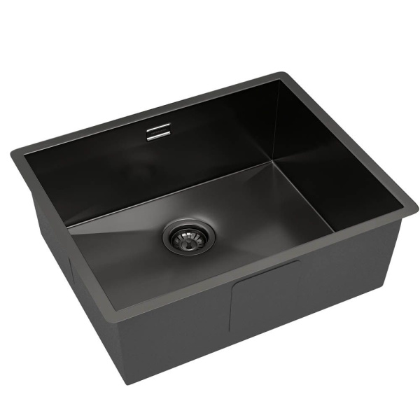 Кухонная мойка Reflexion Como RX2054BL оружейная сталь