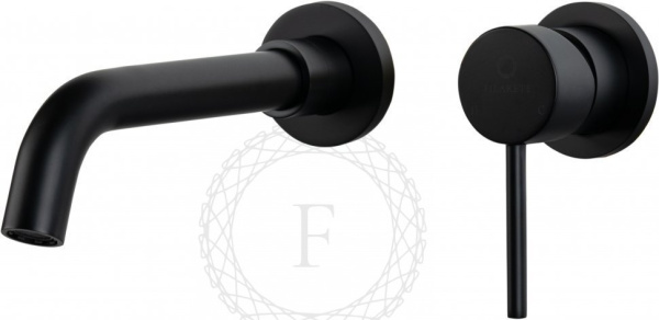 Cмеситель для раковины FILARETE Roun FL4020 (Черный матовый)