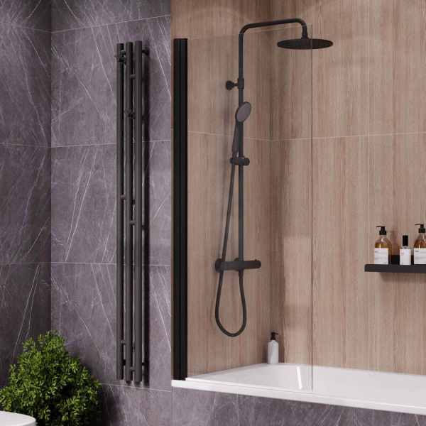 Ограждение на ванну Reflexion RX15070CBL-23 150х70см Slider, прозрачное закаленное стекло 5мм