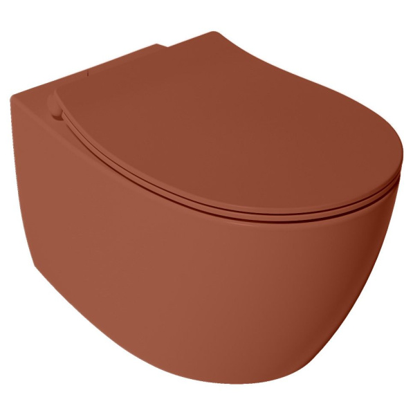 Сиденье для унитаза ISVEA Sentimenti Neo с крышкой с микролифтом терракотовый матовый 40D80548I-S