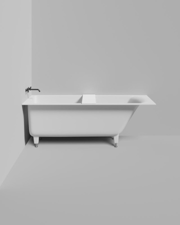 Полка для встраиваемой ванны Salini GABBIANO IN 680, белый, 1906203M