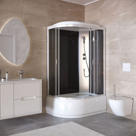 Душевая кабина Taliente TA-12080G(R) 120х80 асимметричная