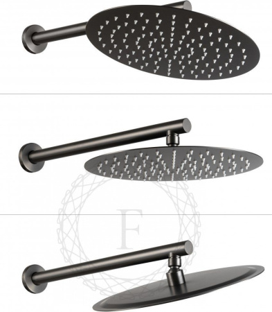 Душевая система скрытого монтажа FILARETE Roun FL1023 (Графит)