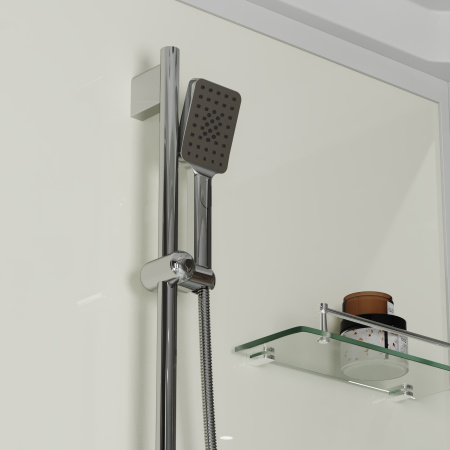 Душевая кабина Niagara Standart ST120/90/15Q (120х90х215) прямоугольник,поддон 15см,распашная,проф.белый