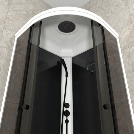 Душевая кабина Тритон Щ0000067302  Грэй-Блэк 90*90 А (ПД31)