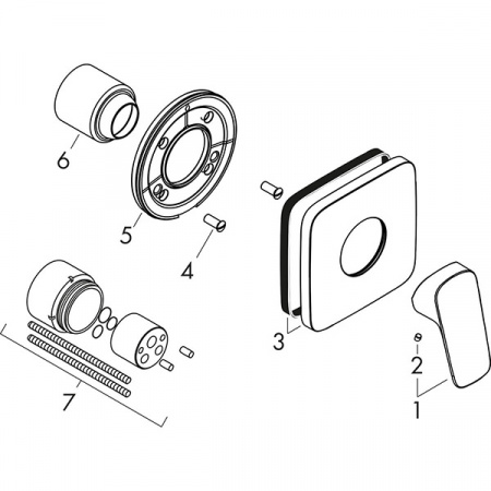 Накладка для смесителя Hansgrohe Logis 71604000