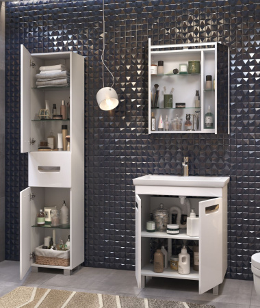 Тумба под раковину напольная VIGO Plaza tn.PLA.COM.60.2D, 60 см