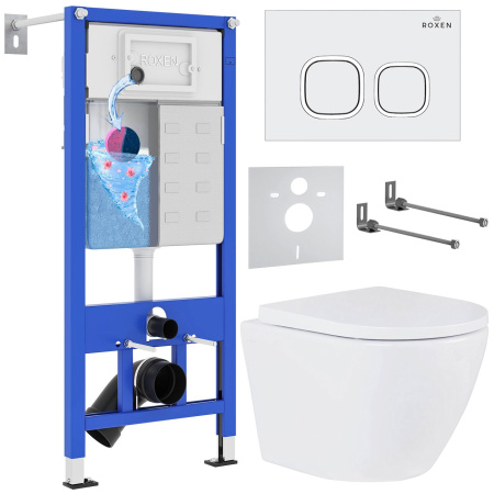 Комплект 6 в 1 Roxen StounFix Dual Fresh 533876 (состоит из: 710200, Santi 410280W,  530185-02)