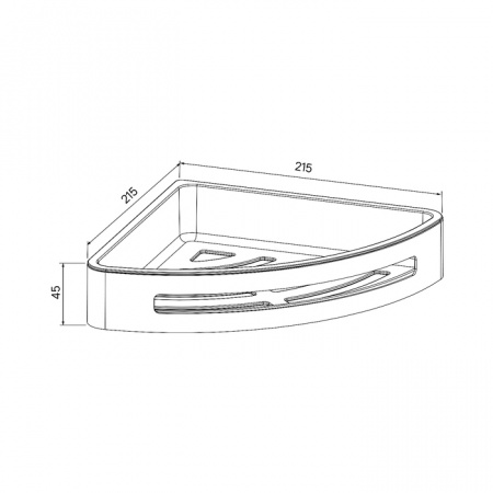 Полка IDDIS Optima Home SHE11SBi44