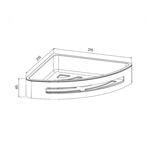 Полка IDDIS Optima Home SHE11SBi44