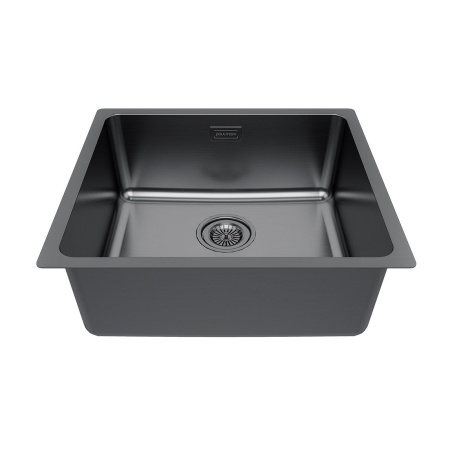 Мойка Paulmark YUNI 49 UNI YU49-GM 490х440х200 мм, нержавеющая сталь, воронёная сталь