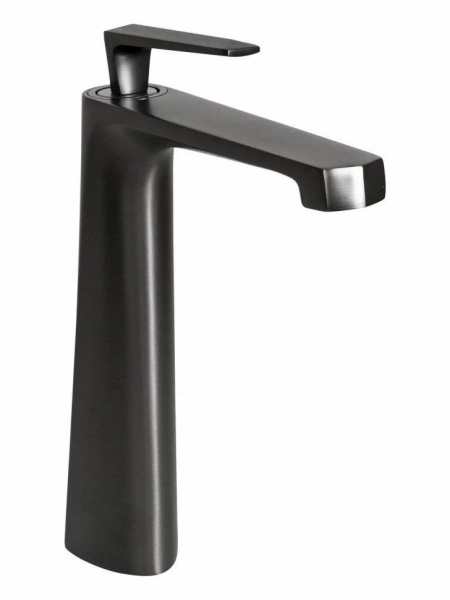 Cмеситель для раковины Высокий Hansberge H2068 Графит
