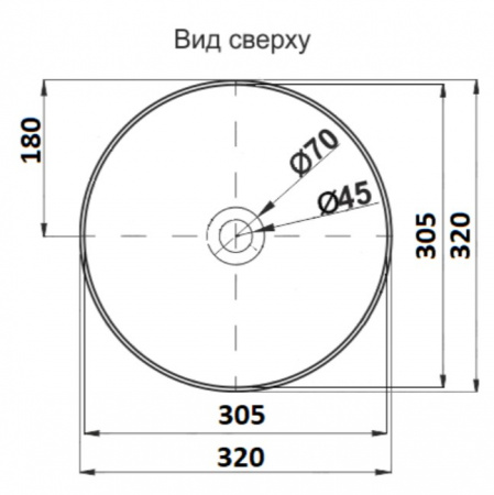 Раковина накладная CeramaLux 486