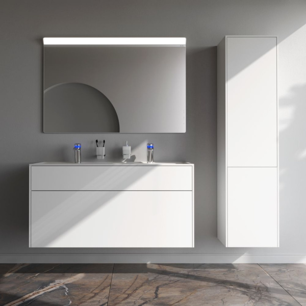 M50AFHX1203WM Inspire V2.0 База под раковину AM.PM, подвесная, 120 см, 3 ящика, push-to-open, белый матовый