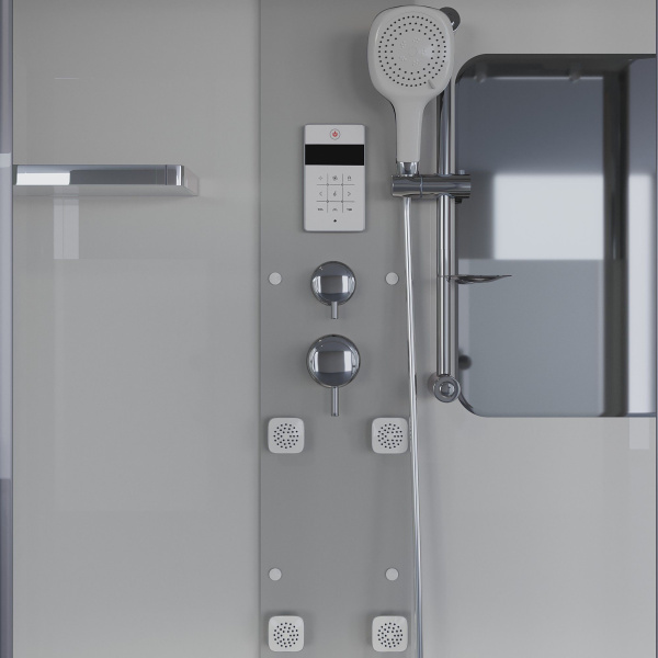 Душевая кабина Niagara Ultra NG-3170-01 (170х75х220) высокий поддон(56см),стекло матовое,4 места