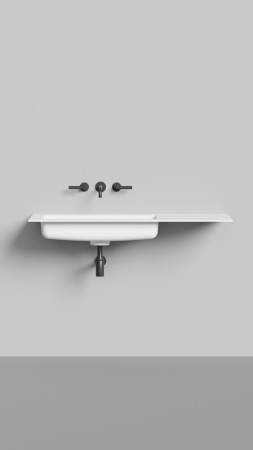 Раковина столешница Salini ONDA PLUS 72, белый, 14022031MN