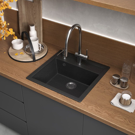 Кухонная мойка Reflexion Zia RX1251СL, уголь