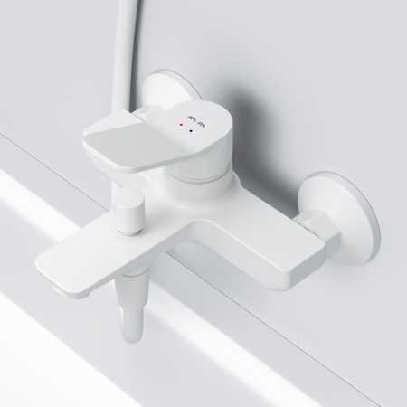 F85A10033 X-Joy Смеситель для ванна и душа AM.PM, белый