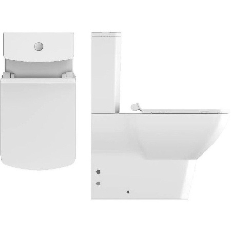 Бачок для напольного унитаза ISVEA Soluzione VI 10BPS1002SV со смывным механизмом, белый
