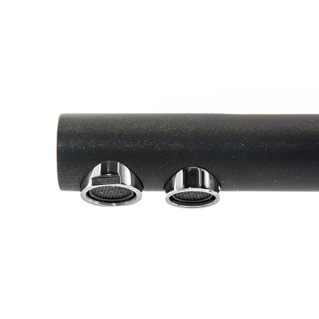 Смеситель для кухни Paulmark ESSEN Es213011-418, черный металлик