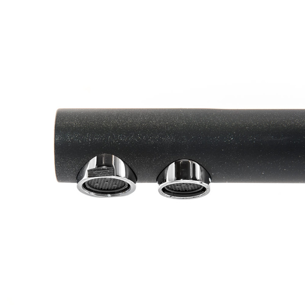 Смеситель для кухни Paulmark ESSEN Es213011-418, черный металлик