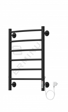 Полотенцесушитель Terminus Классик П6 450х650 диммер слева черный