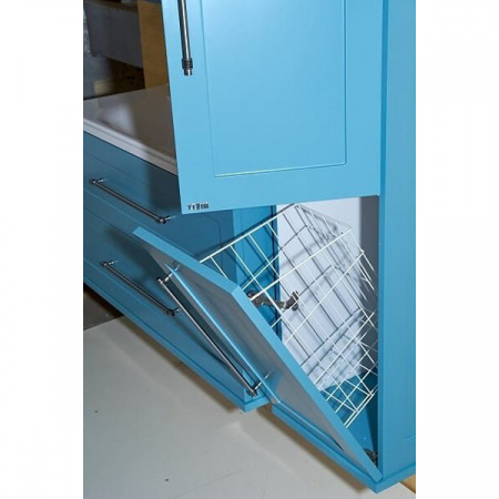 Шкаф-пенал Misty Марта 35 R голубой матовый