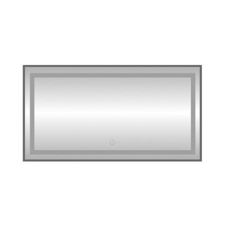 Зеркало с подсветкой LED Fixsen FX-2090F прямоугольное 90х70 см, графит