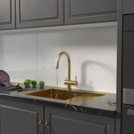 Кухонная мойка Reflexion Maggiore RX2365GD брашированное золото